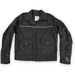 VTG Tour Rider Motorcycle Jacket Mens XL Black‎ reflective piping gorpcore USA